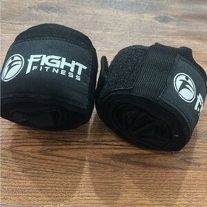 Fight Fitness Black Hand Wraps